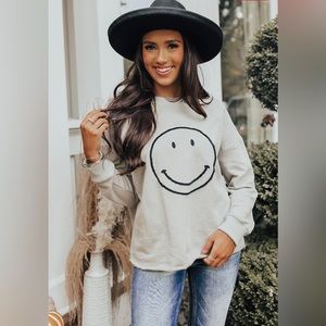 Kind Smile Sweatshirt. Color: Grey. Size: Small. NWT.